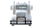 Grille Guard Black with Built in 16'' LED Bar Peterbilt 386