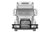Grille Bumper Guard Black with Built-in 16" 2018+ Volvo VNL