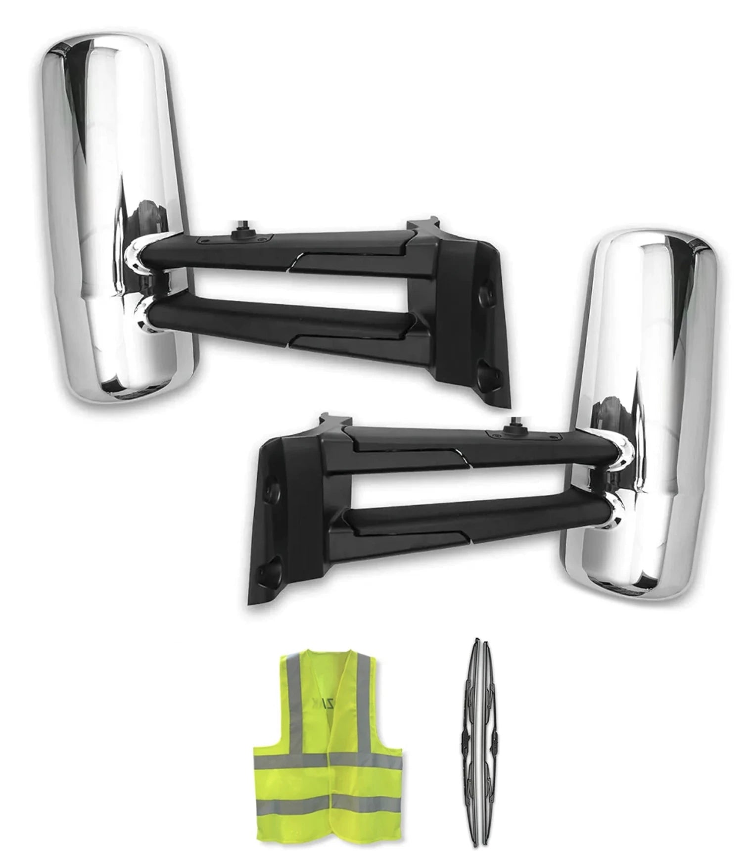 Door Mirrors Chrome Set Kenworth 2013-2021 T680 T880