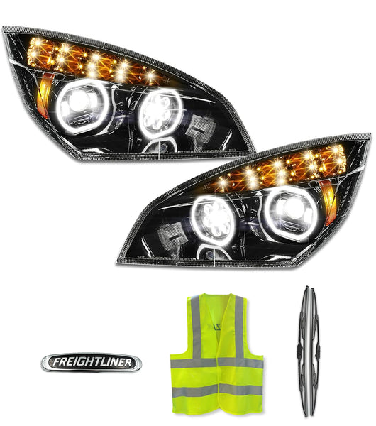 Headlights LED Set 2018+ Freightliner Cascadia 126 116