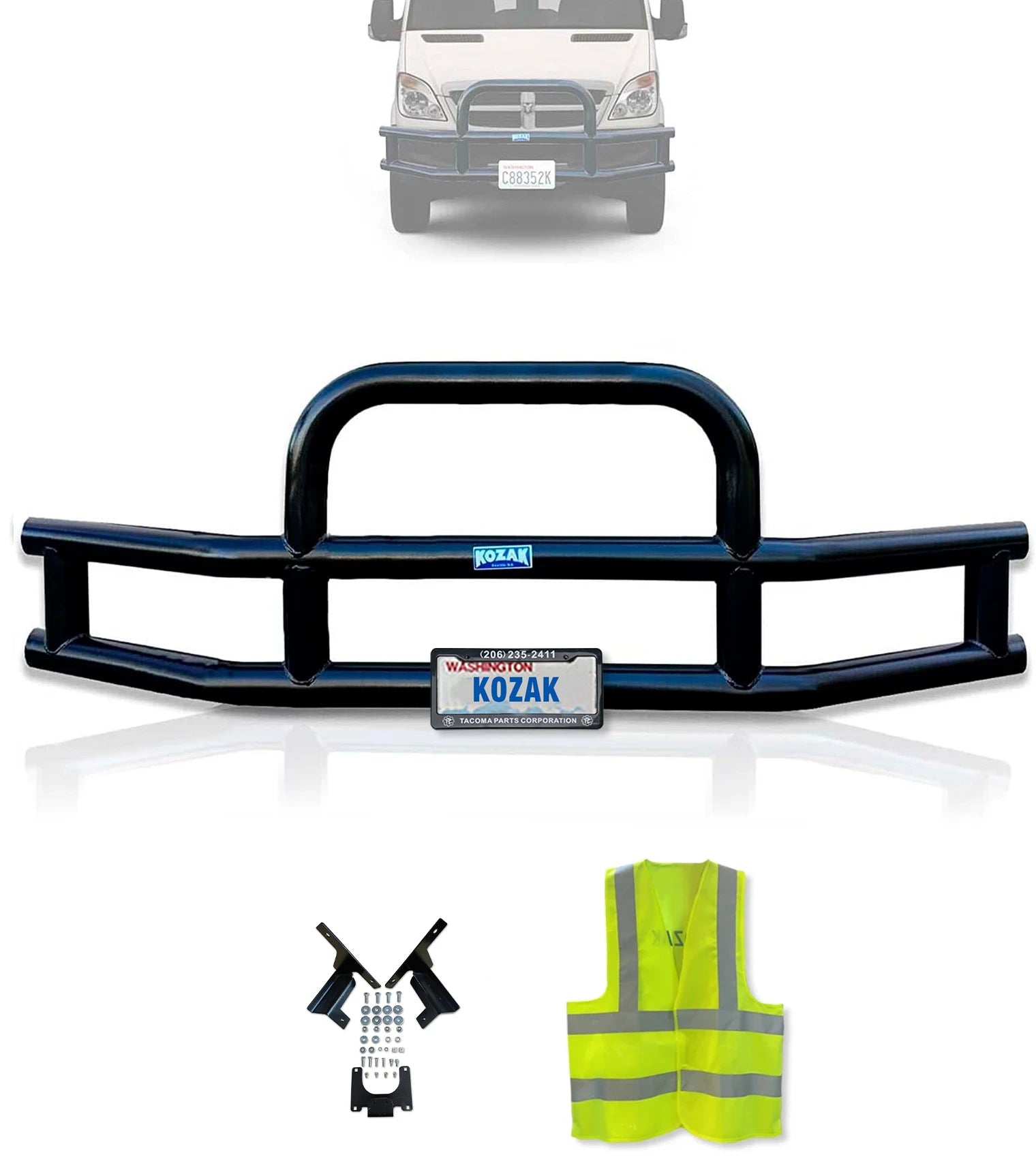 3" Grille Guard 2007-2009 Dodge Sprinter