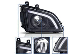 Black Housing LED Fog Light Right Volvo VNL 2018+ -