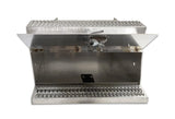 Aluminum Tool Box Step with Brackets Right Side for Peterbilt 377 -