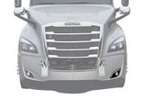 LED Fog Light Set with Halo Ring DLR Black Housing Left Freightliner Cascadia 2018+ -
