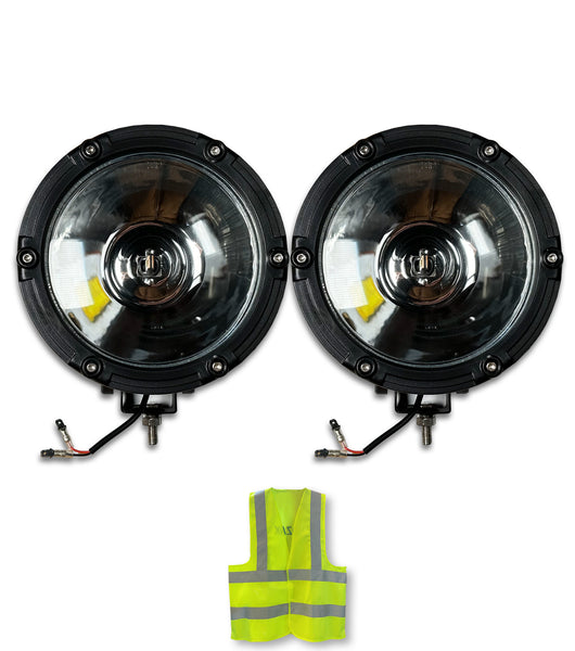 6'' Inch LED Round Work Light Bar Spot Lamps 2 Pcs.