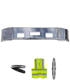 Bumper Without Fog Holes Chrome 2002-2007 Freightliner Columbia 120