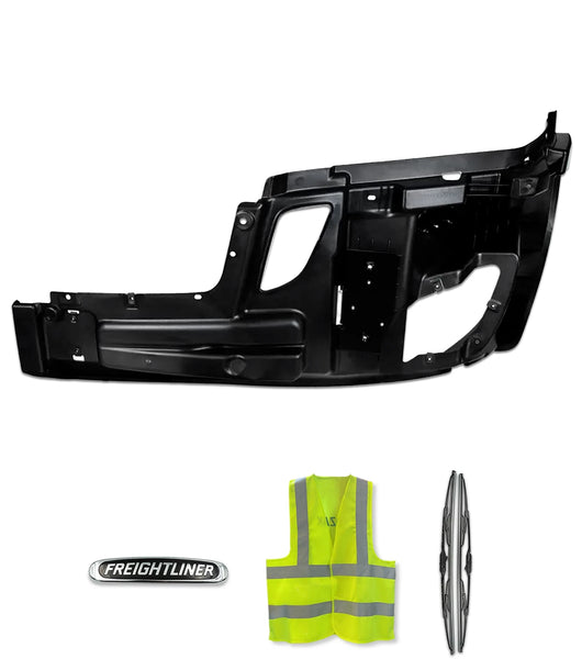 Bumper Reinforcement with Fog Light Hole Driver 2018+ Freightliner Cascadia 126 116