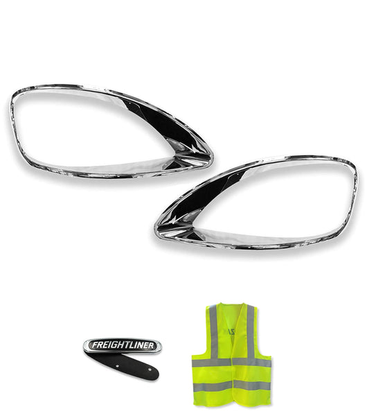 Bezel Chrome Set 2001-2017 Freightliner Columbia