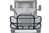 Front Grille Bumper Guard Large Black 2022+ Peterbilt 579 NO Fog