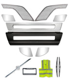 Bumper Center with Chrome Trim Set 2016-2017 Volvo VNL