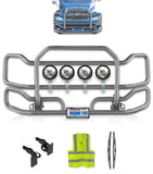 Front Gray Grille Guard Large 1999-2003 Volvo VNL