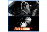 Headlights Full LED Black Set 2004-2017 Volvo VNL VNX VT
