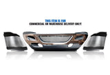 Bumper Plastic with Chrome Trim Set 2008-2015 International Prostar