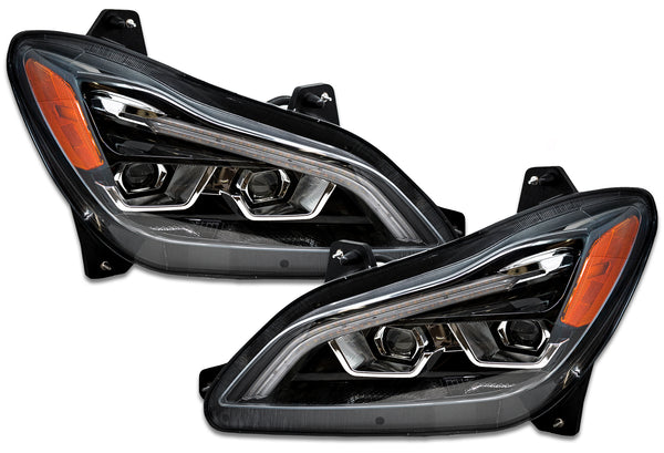 whkmh828 様 Headlights LED Black Set 2022 2023+ Kenworth T680 Next Gen
