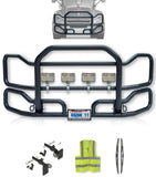 Front Grille Guard Large Black Kenworth T440