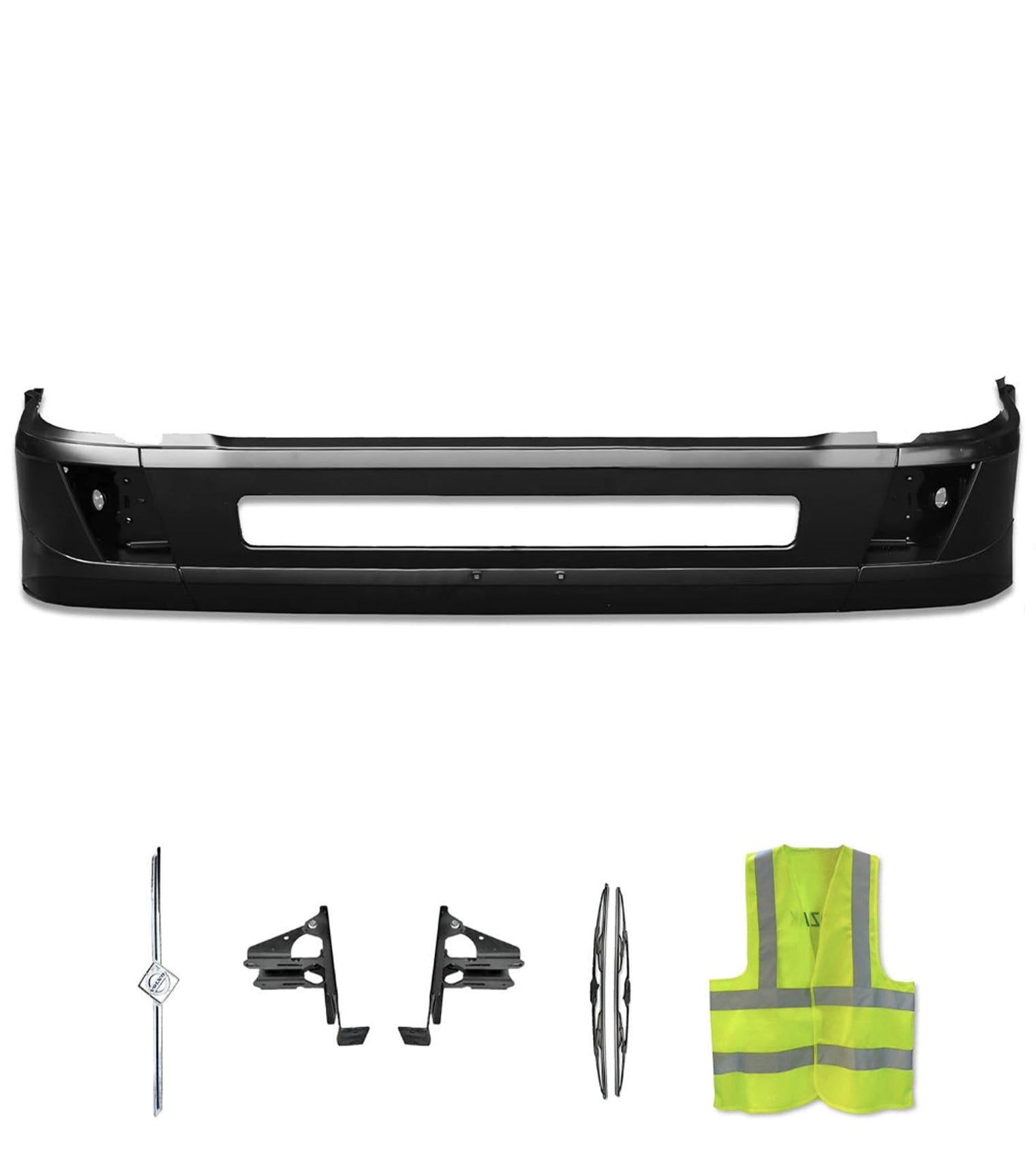 Bumper Plastic with Fog Hole Set 2016-2017 Volvo VNL
