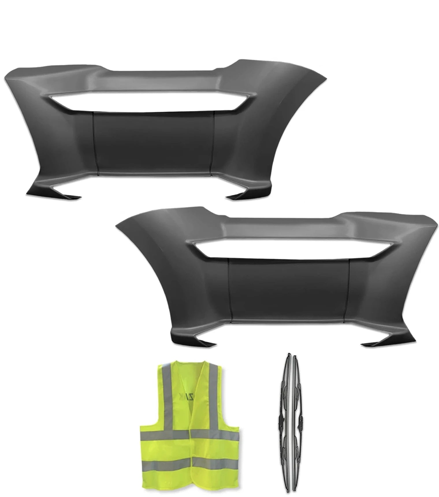 Front Step Fairing Skirt Panels with Steps Set Kenworth T680