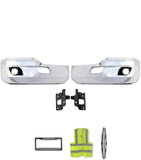 Bumper Corners With Fog Hole Plastic Chrome Set Kenworth T680