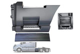 Rear Step Side Fairing Panel with Rubber Driver 35" 2018+ Volvo VNL VNR