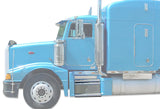 Aluminum Tool Box Step with Brackets Left Side for Peterbilt 377 -