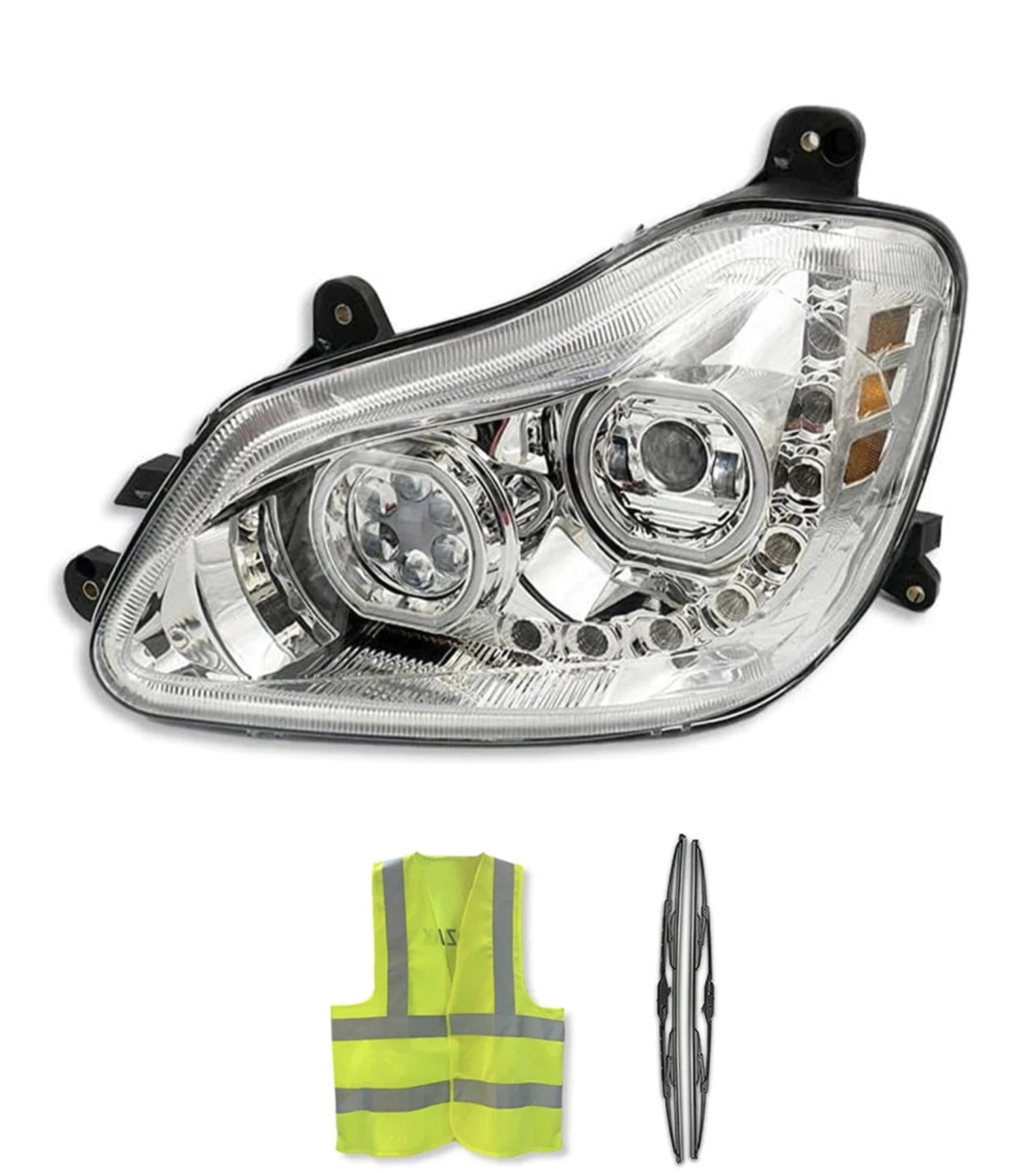 Headlight Full LED Chrome Driver 2013+ Kenworth T680