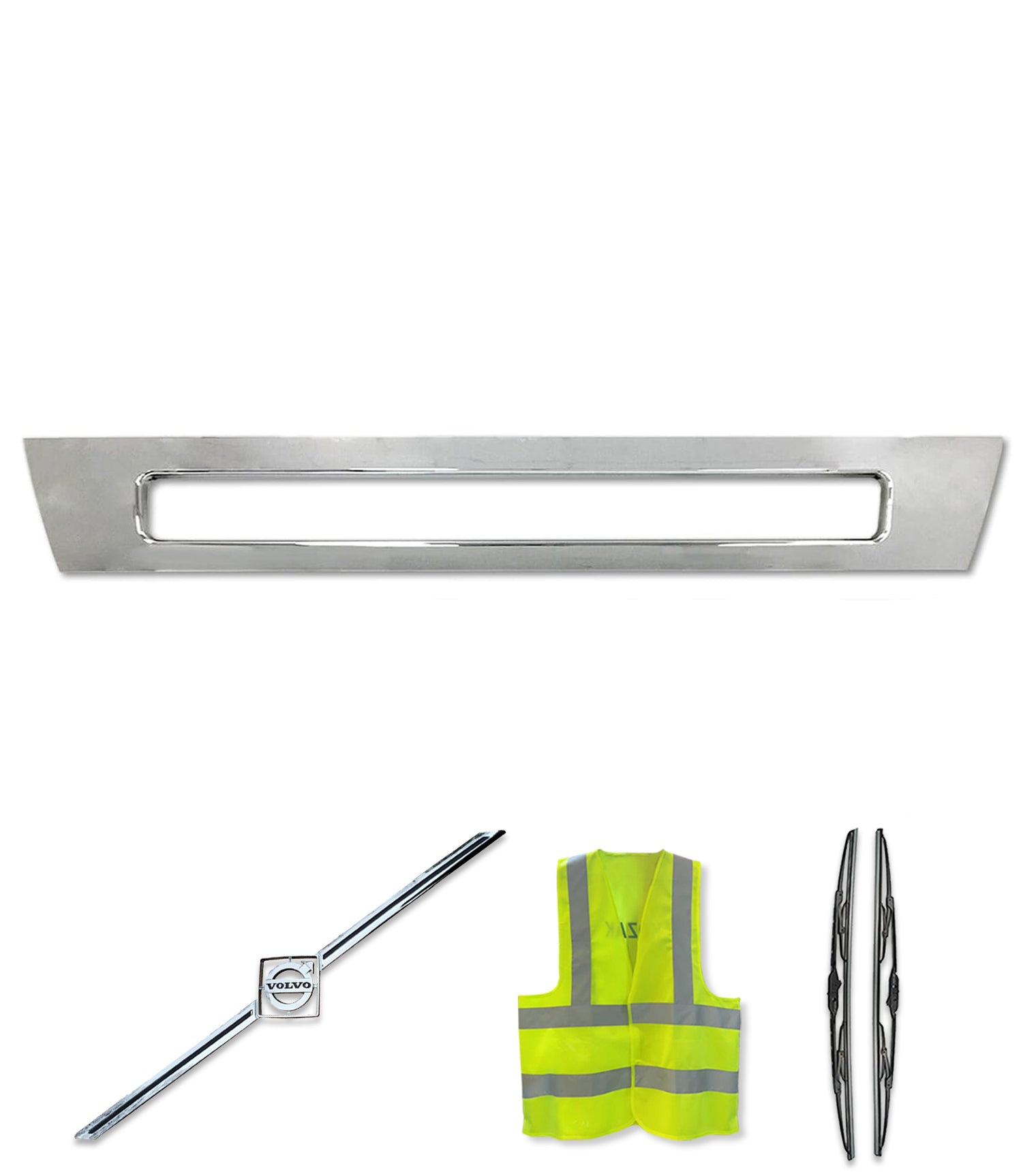 Bumper Center Trim Chrome 2004-2017 Volvo VNL