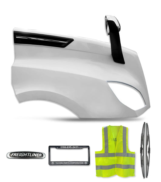 Hood Fender Fiberglass Passenger and Set 2018+ Freightliner Cascadia 116 126
