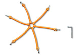 Studded Tire Chains 7mm Link R22.5, 295/75R22.5 2 Pcs