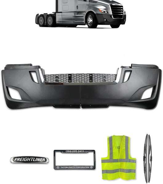 Bumper w/ Fog Lamp Holes Plastic 2018+ Freightliner Cascadia 126 116