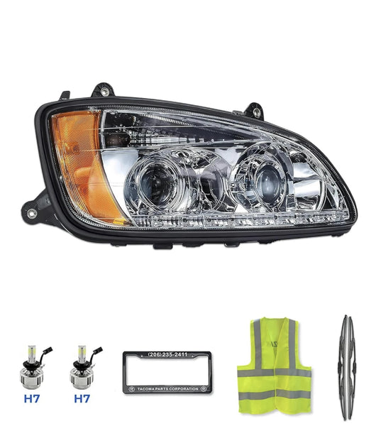 Headlight Chrome Passenger 2008-2016 Kenworth T660 T770 T700 T170 T270 T370 T470 T440