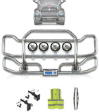 Front Grille Guard Large Chrome Kenworth T700