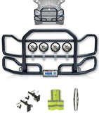 Front Grille Guard Large Black Kenworth T700