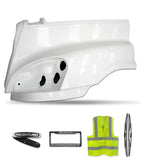 Hood Fender Fiberglass Driver 2008-2017 Freightliner Cascadia 125 113
