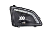 Fog Light 18 LED Black W/ 12 Light Bar Passenger 2018+ Volvo VNL