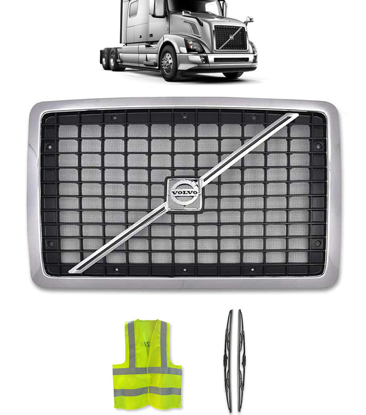 Grille with Bug Net Screen 2004-2017 Volvo VNL