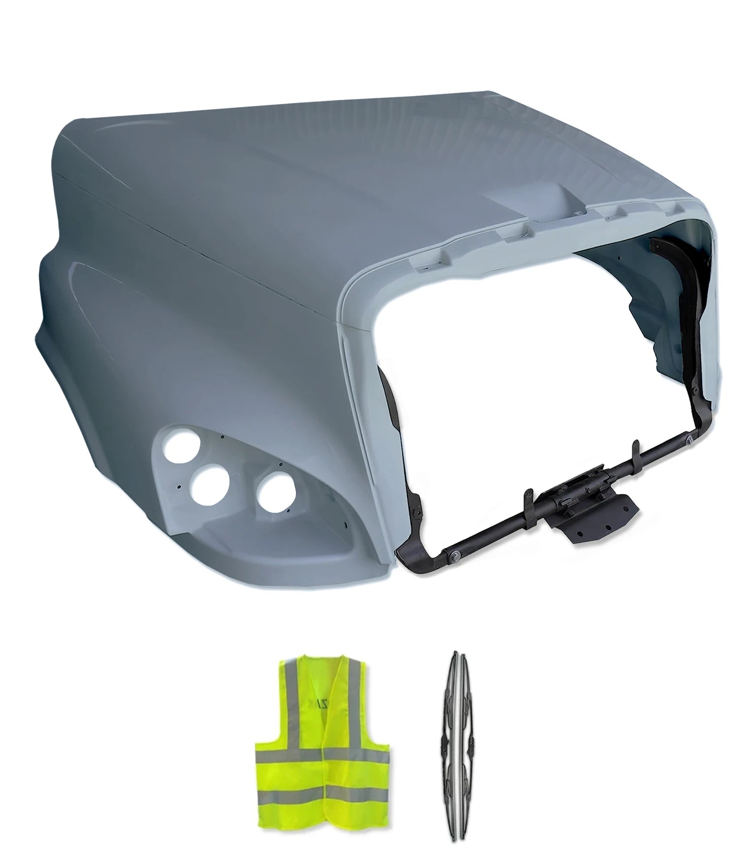 Hood Shell 125" Fiberglass 2007-2018 Freightliner Cascadia 125 113