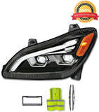 Headlight LED Black Driver 2022 2023+ Kenworth T680 Next Gen