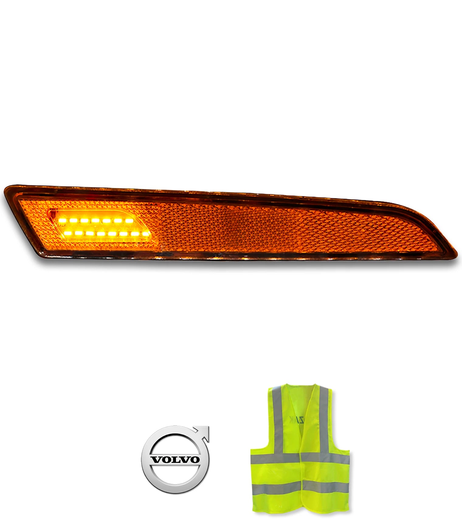 Side Turn Marker Light Assembly Passenger 2018+ Volvo VNL