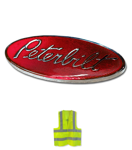 Plastic Front Hood Grille Logo Emblem Badge Peterbilt 379 386 389 567 579