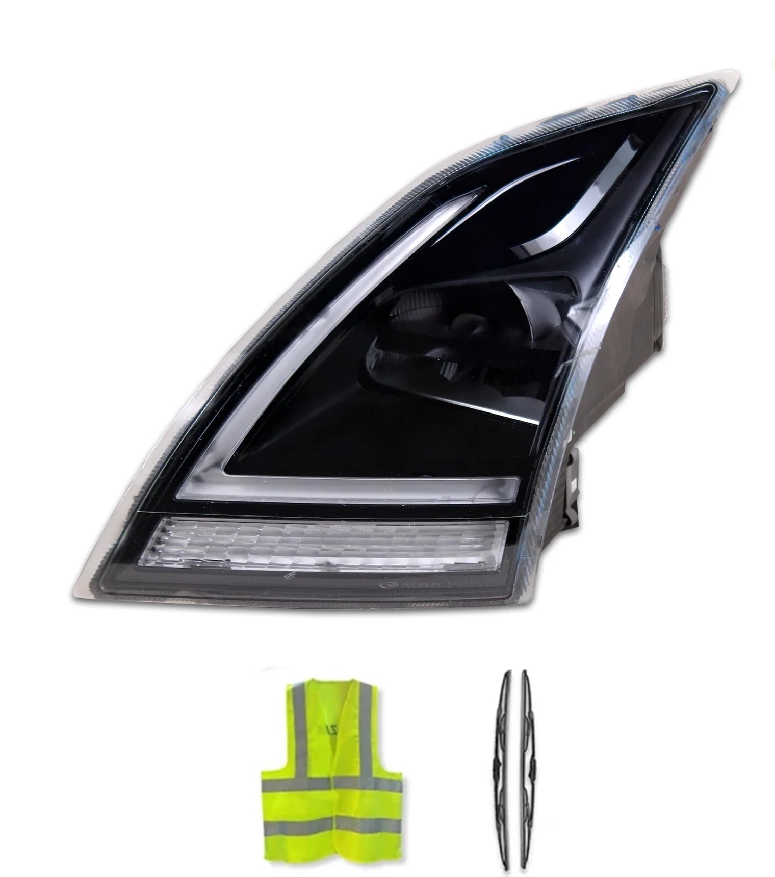 Headlight Full LED Black Driver 2018+ Volvo VNL VNR