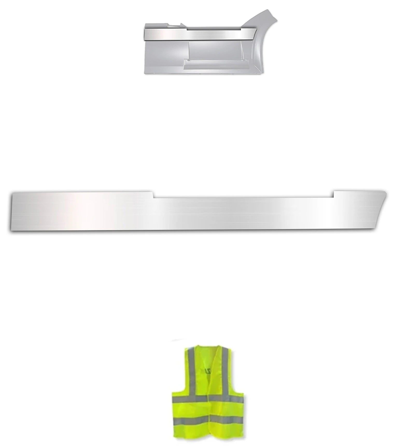 Front Panel Stripe Chrome Trim for Passenger Side (7R) 2004-2017 Volvo VNL