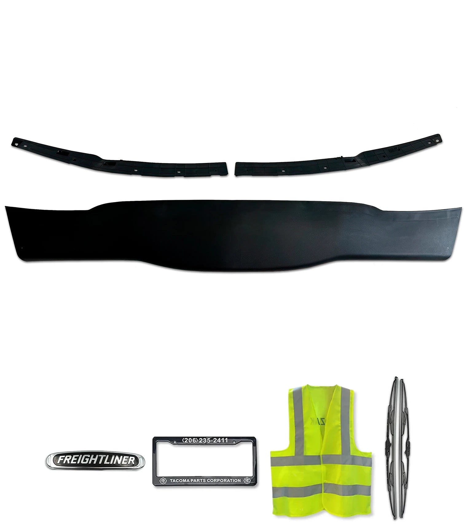 Bumper Air Flow Deflector Center Plastic 2018+ Freightliner Cascadia 126 116