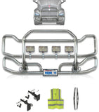 Front Grille Guard Large Chrome Kenworth T700