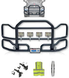 Front Grille Guard Large Black Kenworth T700