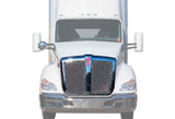 Grille Frame with Bug Screen Chrome Kenworth T680