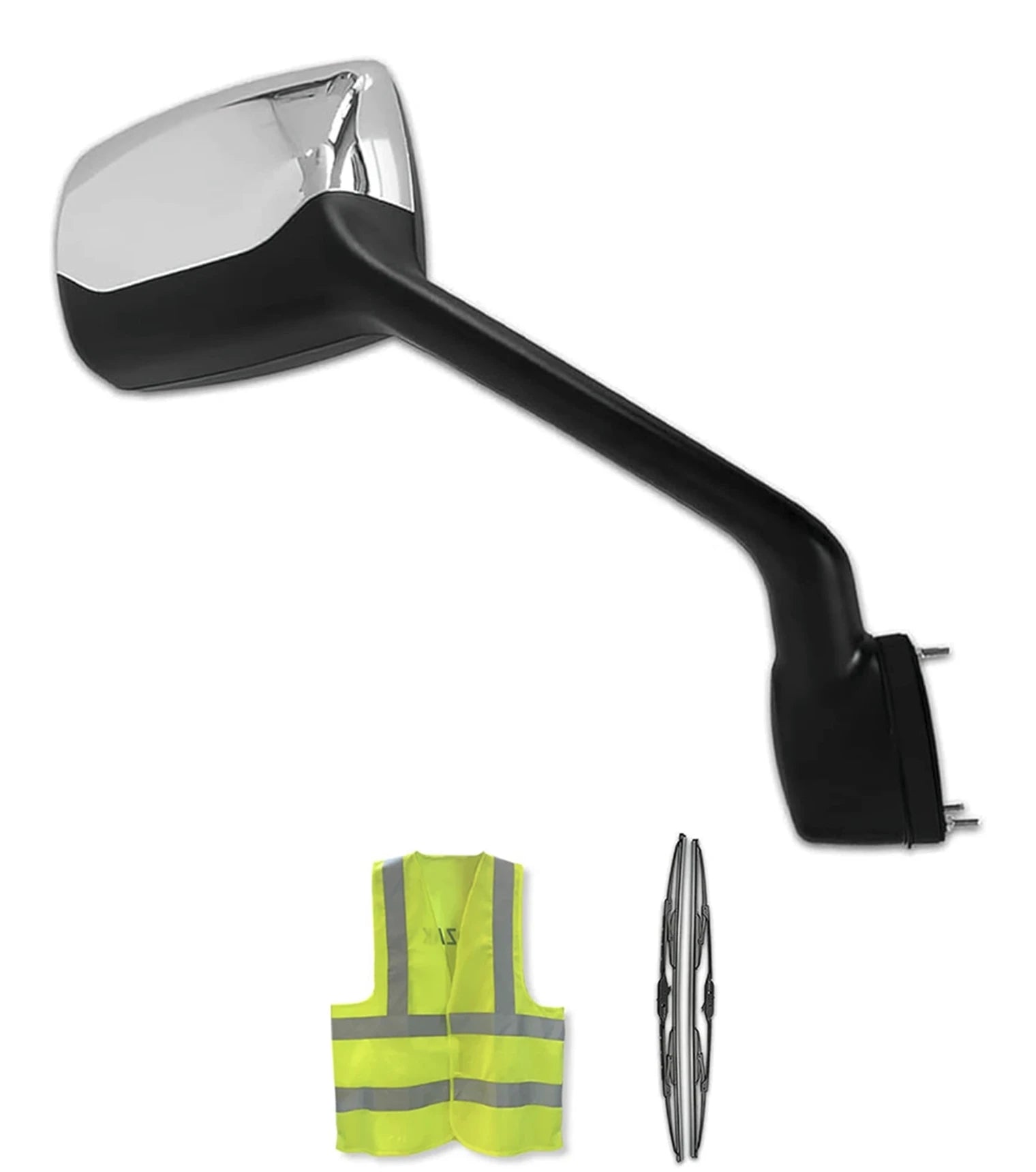 Hood Mirror Chrome Passenger Peterbilt 587