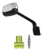 Hood Mirror Chrome Passenger Peterbilt 587