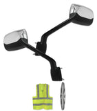 Hood Mirrors Chrome Set Peterbilt 587
