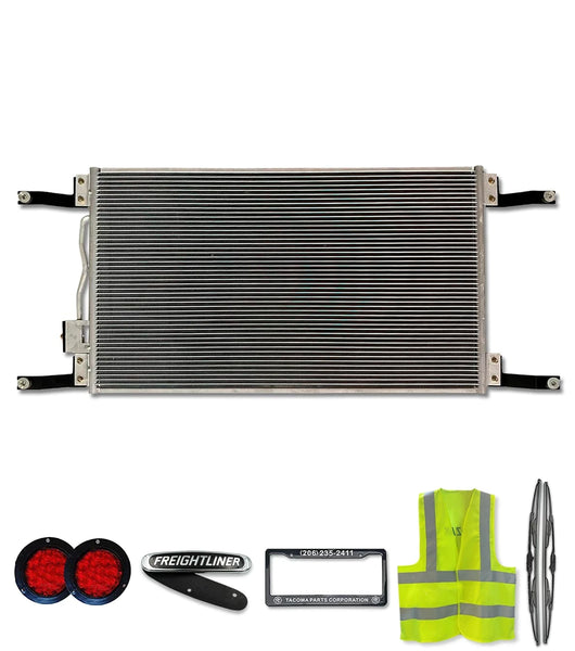 Condenser 1E5864 Freightliner Business Class M2, 106 & 112 FS65 FL60 M2-106V FLD120 Century M2-112 XC Columbia Classic FLD SD FLD112 FL70