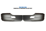 Bumper Extension Corners Black Plastic Set Kenworth T680